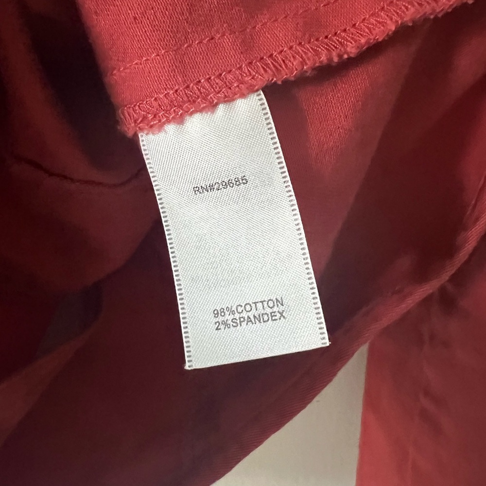 Pendleton Red Snap Front Cotton Stretch Jacket Si… - image 4